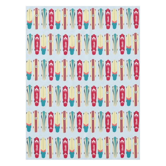 Skateboards Tafelkleed (Voorkant)