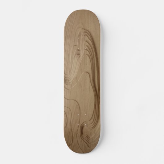 Skateboards topografhie montagne bois (Voorkant)