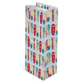  Skateboards Wijn Cadeautas (Voorkant Gekanteld)