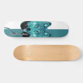 Skateboards+Wolf+Custom name+sjabloon+personalized Skateboard (Horizontaal)