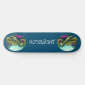 skateboardschildpad onder water skateboard (Horizontaal)