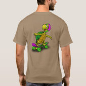 Skateboardschildpad! T-shirt (Achterkant)