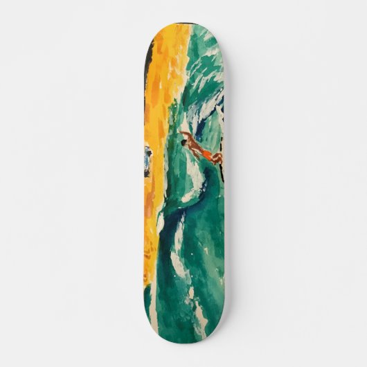skateboardsurfer skateboard (Voorkant)