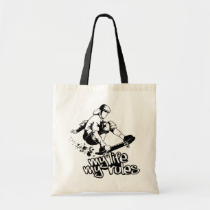 Skateboardtas - kies stijl, kleur tote bag