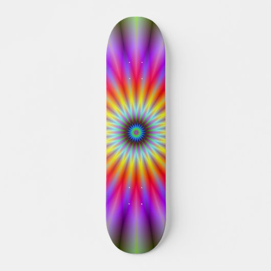 Skateboardwiel van kleur skateboard (Voorkant)