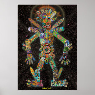 Skatebotron de Giant Robot Poster