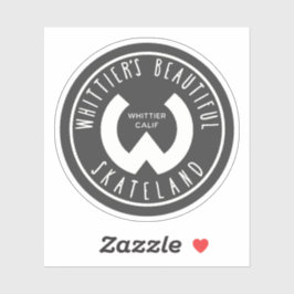 Skateland Whittier California,  getroffen Sticker