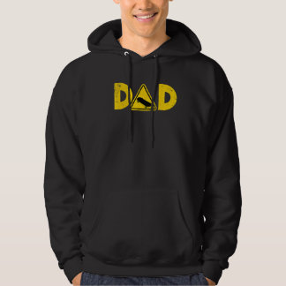 Skatende Vader Skateboard Skateboarder Mannen Retr Hoodie