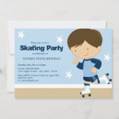 SkateParty | Brunette Kaart (Voorkant)