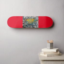 Skater Art aan boord Skateboard