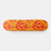 Skater Boy Red Flames Skateboard (Horizontaal)