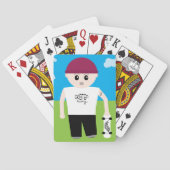 Skater Boy speelt kaarten (Achterkant)