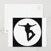"Skater" Briefkaart (Voorkant / Achterkant)