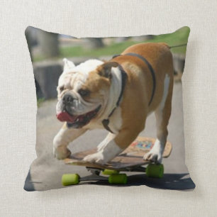 Skater Dog - Pillow Kussen