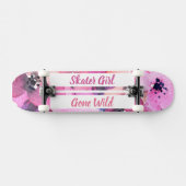 Skater Girl Gone Wild skateboard (Horz)