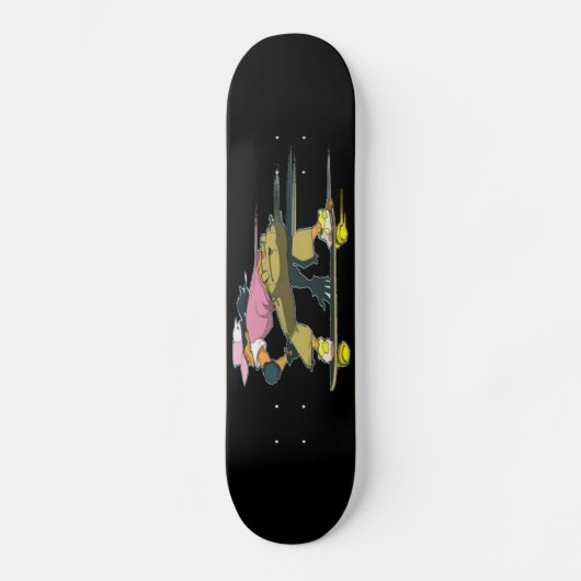 Skater Girl in Motion Skateboard (Recto)