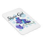 Skater Girl Magneet (Rechterzijde)