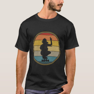 Skater Girl Retro Skateboard Skateboarden T-shirt