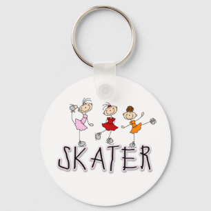 Skater Girl Sleutelhanger