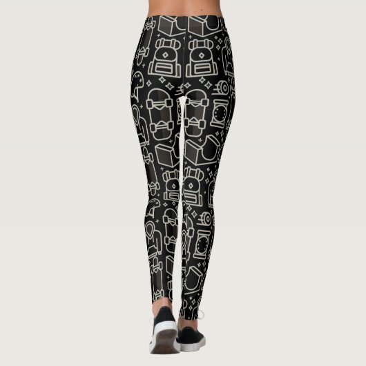 Skater Meisje Leggings (Achterkant)