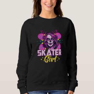 Skater meisje sk8 skateboard meisjes schaatsen cad trui