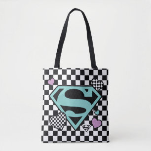 Skater Meisje Supergirl Harten S-Shield Draagtas