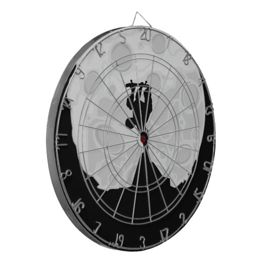 Skater Moon Dartbord (Voorkant Links)