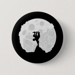 Skater Moon Ronde Button 5,7 Cm