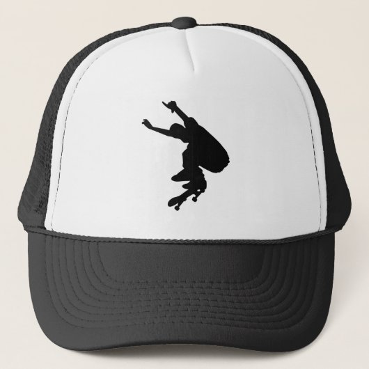 Skater Silhouette Trucker Pet (Voorkant)