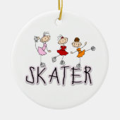 Skater T-shirts en geschenken Keramisch Ornament (Voorkant)