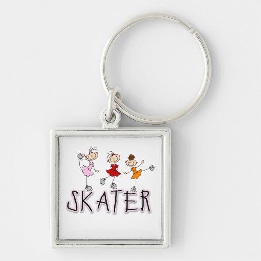 Skater Tshirts en cadeautjes Sleutelhanger (Voorkant)