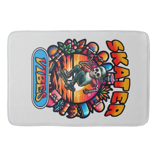SKATER VIBES! BADMAT (Voorkant)