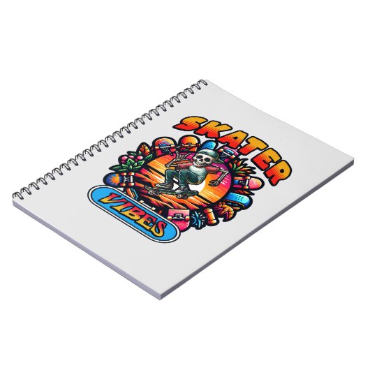 SKATER VIBES! NOTITIEBOEK (Linkerzijde)
