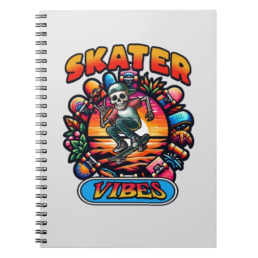 SKATER VIBES! NOTITIEBOEK (Voorkant)