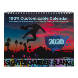 Skaterboarder Slang  Kalender