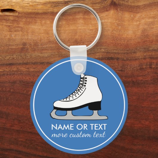 Skaternaam van aangepast cijfertekenteam sleutelhanger (Voorkant)