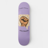 Skaters con actitud skateboard (Voorkant)