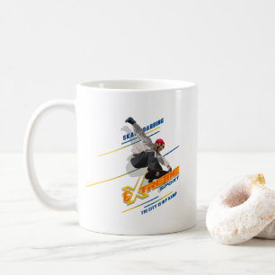 Skateur de sport extrême rétro #11 Mug Classique
