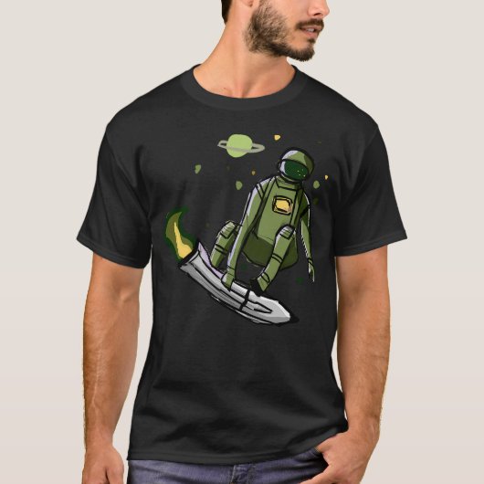 Skating Astronaut T-shirt (Voorkant)