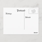 Skating op de bevroren rivier briefkaart (Achterkant)