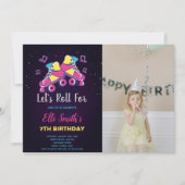  Skating Party Uitnodigingen voor kinderen (Voorkant)