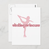 Skating Princess Briefkaart (Voorkant / Achterkant)