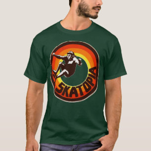 Skatopia retro-skateboard t-shirt