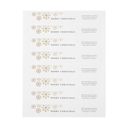 Skatteuse sneeuwomslag rond het etiket van het ter (Vel)