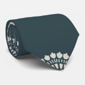 Skaymarts | Blauwe Kantoor Stropdas (Opgerold)