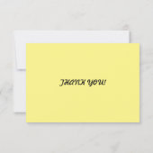 Skaymarts | Carte de remerciement calligraphique e (Dos)