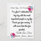 Skaymarts | Carte florale de remerciement pour vot (Devant)