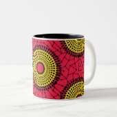 SKAYMARTS | Grey Calligraphic Afriprints Mug  (Devant droit)