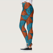 SKAYMARTS | Leggings africains Motifs bleus (Gauche)