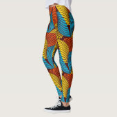 SKAYMARTS | Leggings van de Prints van Blauwe Geel (Links)